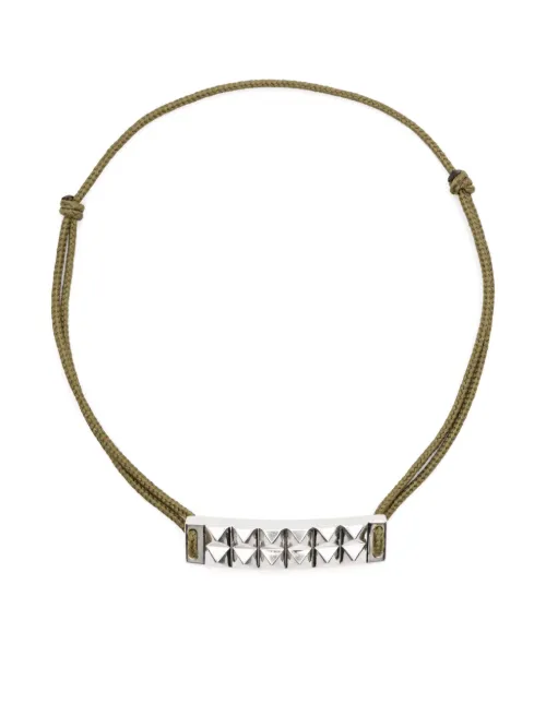 Buff-top pyramid-guilloché bracelet - Le Gramme - Modalova