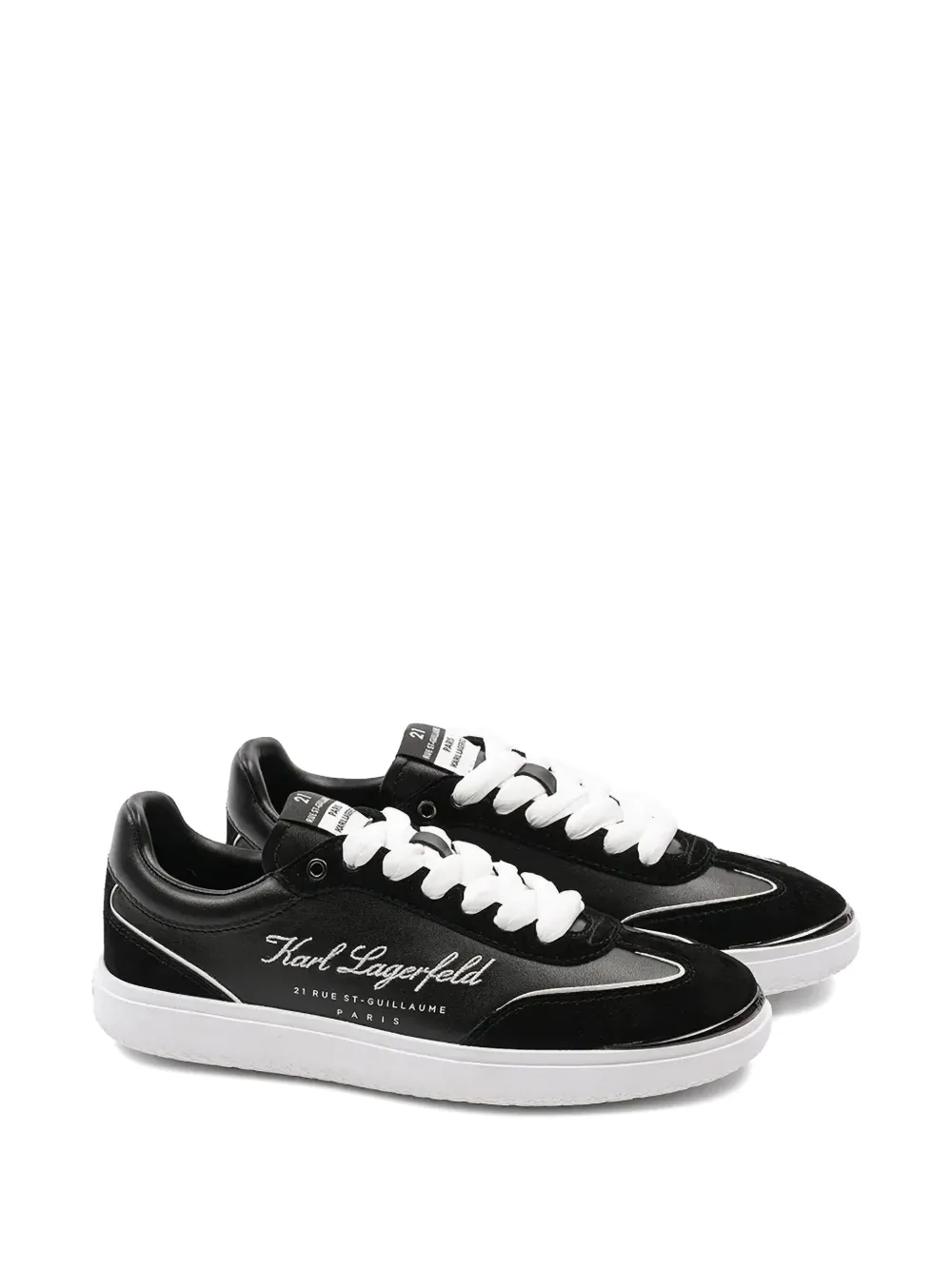 Karl Lagerfeld Atlas Hotel Kapri Lo Lace sneakers Zwart