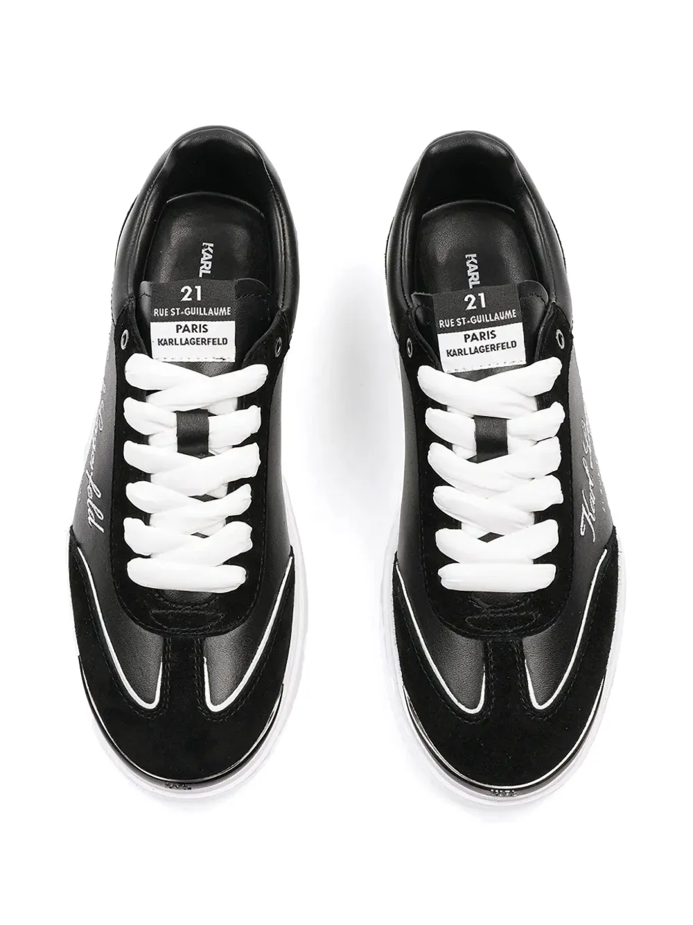 Karl Lagerfeld Atlas Hotel Kapri Lo Lace sneakers Zwart