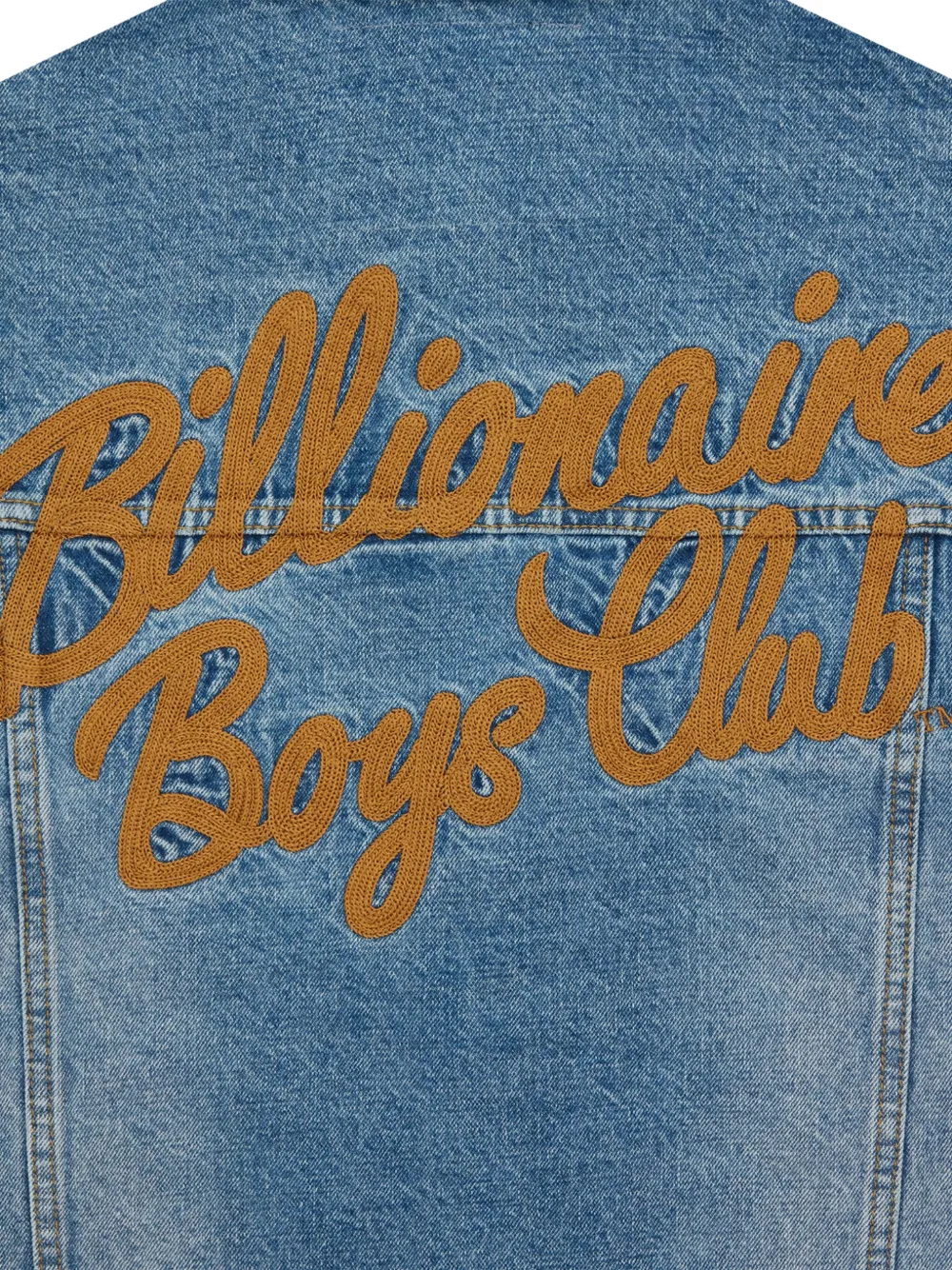 Billionaire Boys Club Denim jack met logo Blauw