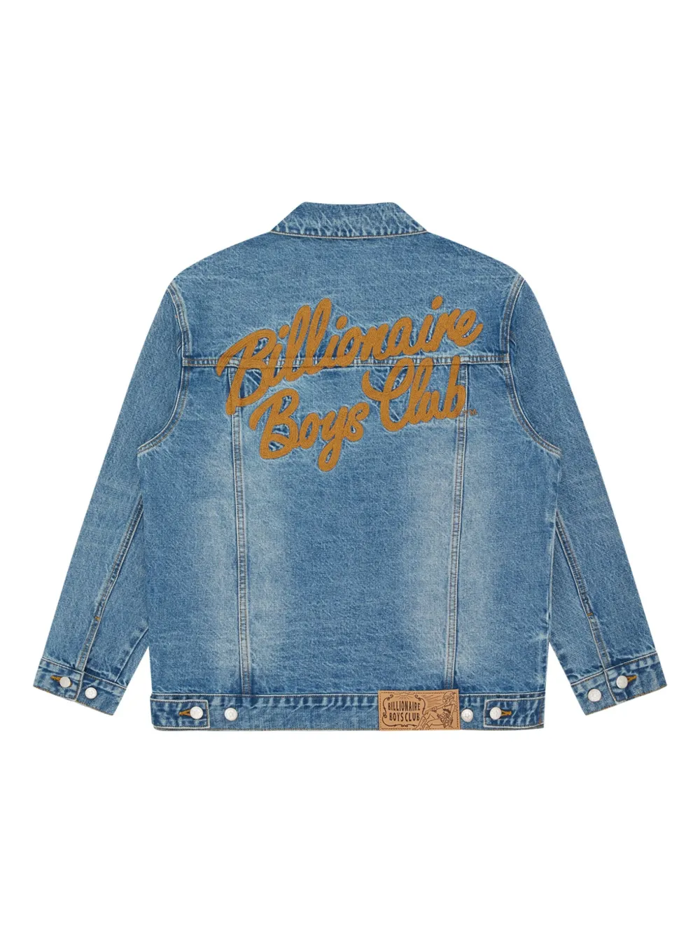 Billionaire Boys Club script-logo denim jacket - Blauw