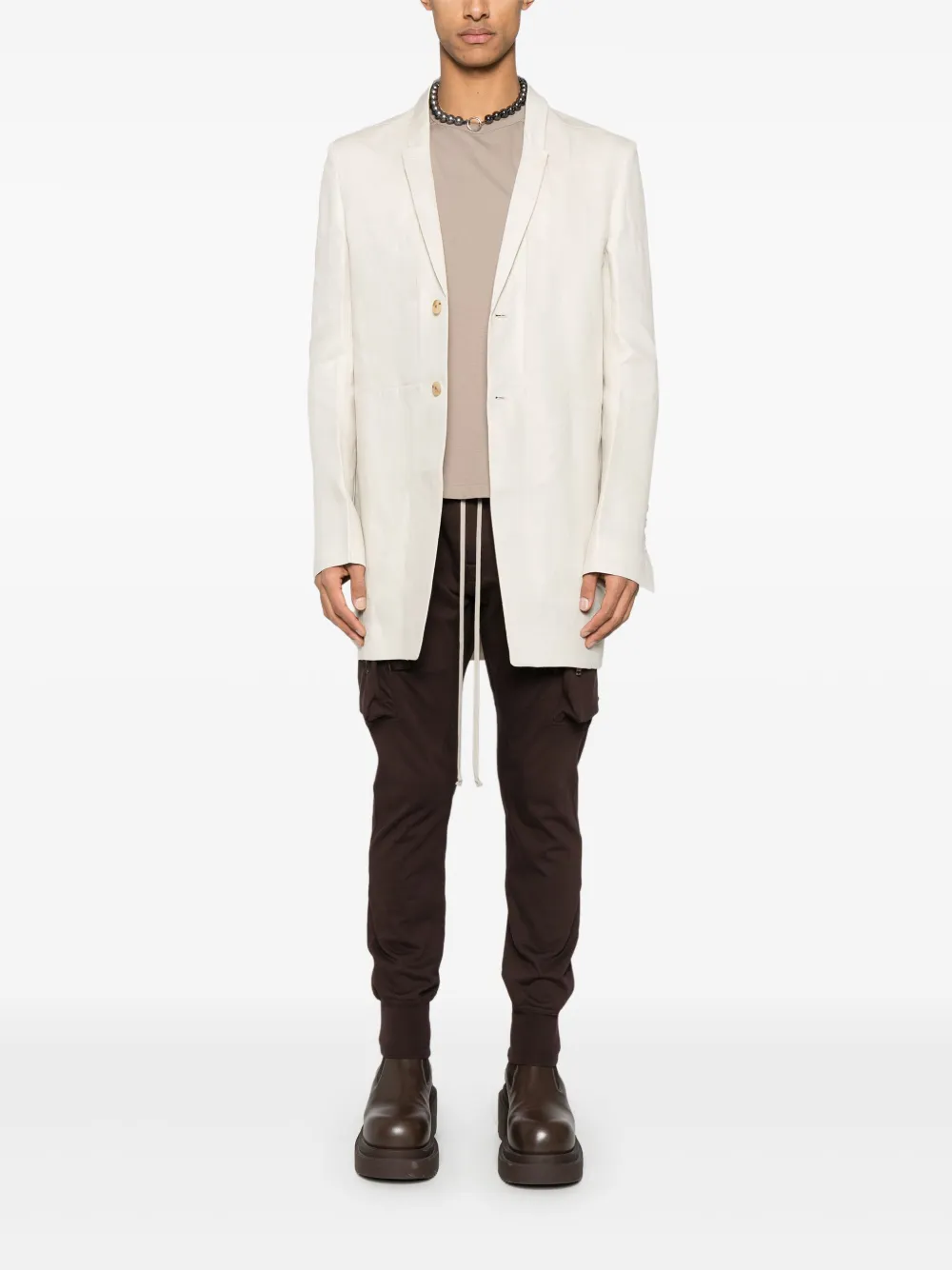 Rick Owens Lido blazer - Beige