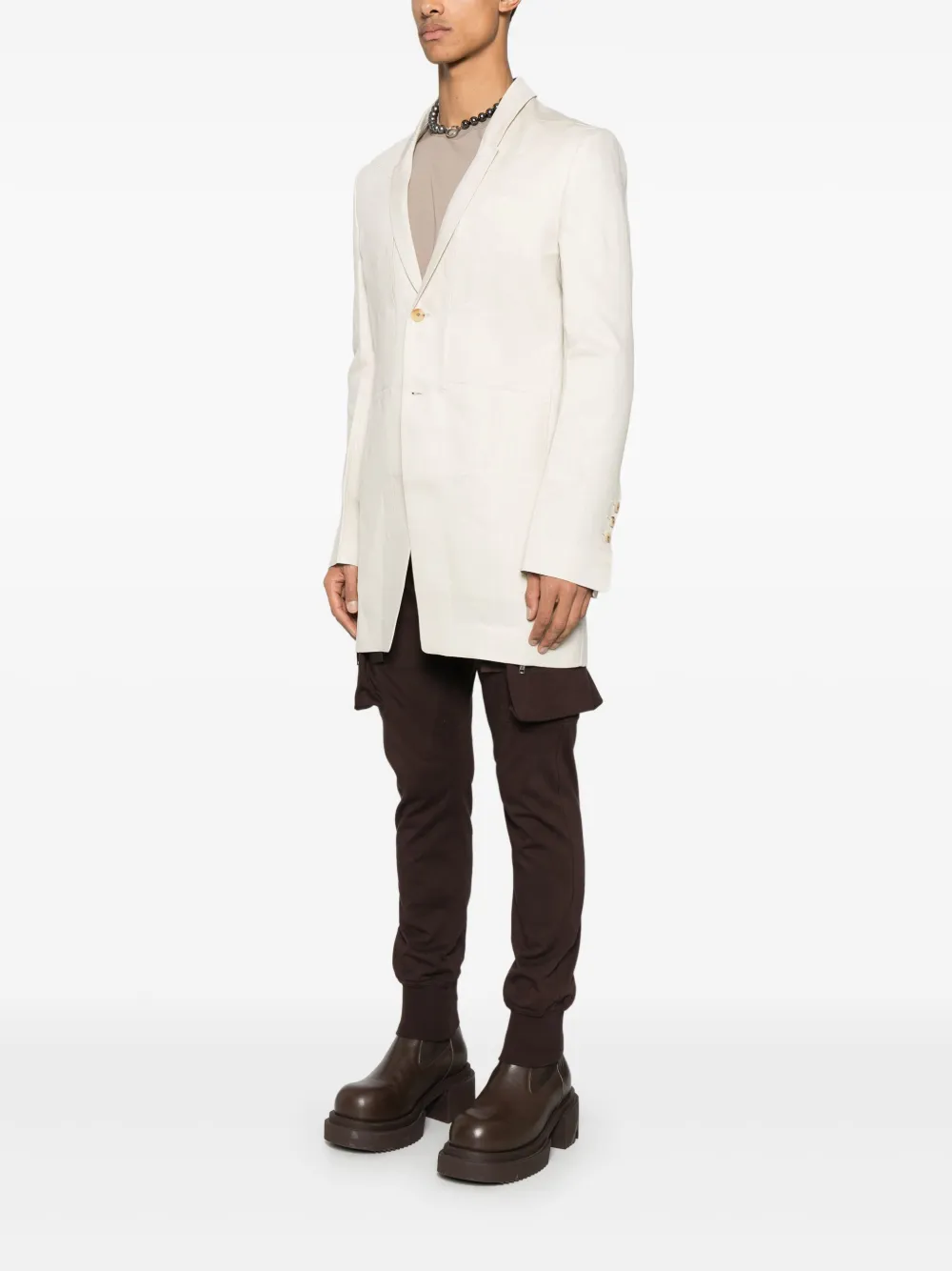 Rick Owens Lido blazer Beige
