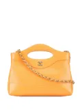 CHANEL Pre-Owned 2021-2024 Nano Shiny Crumpled Calfskin 31 Shopping Bag satchel - Orange
