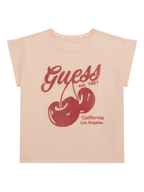 guess kids Camiseta com estampa de cereja
