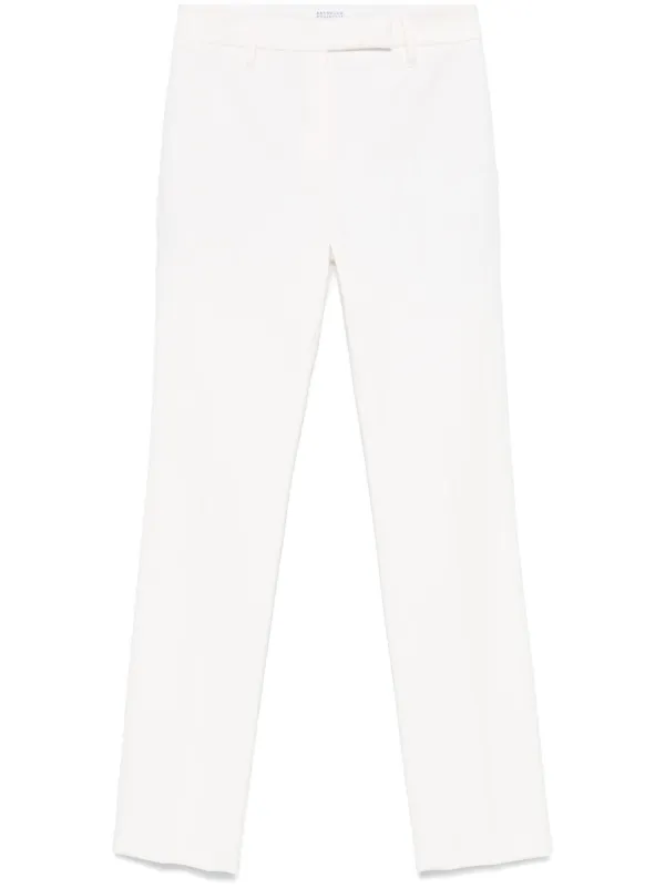 Brunello Cucinelli ツイルパンツ | ホワイト | FARFETCH JP