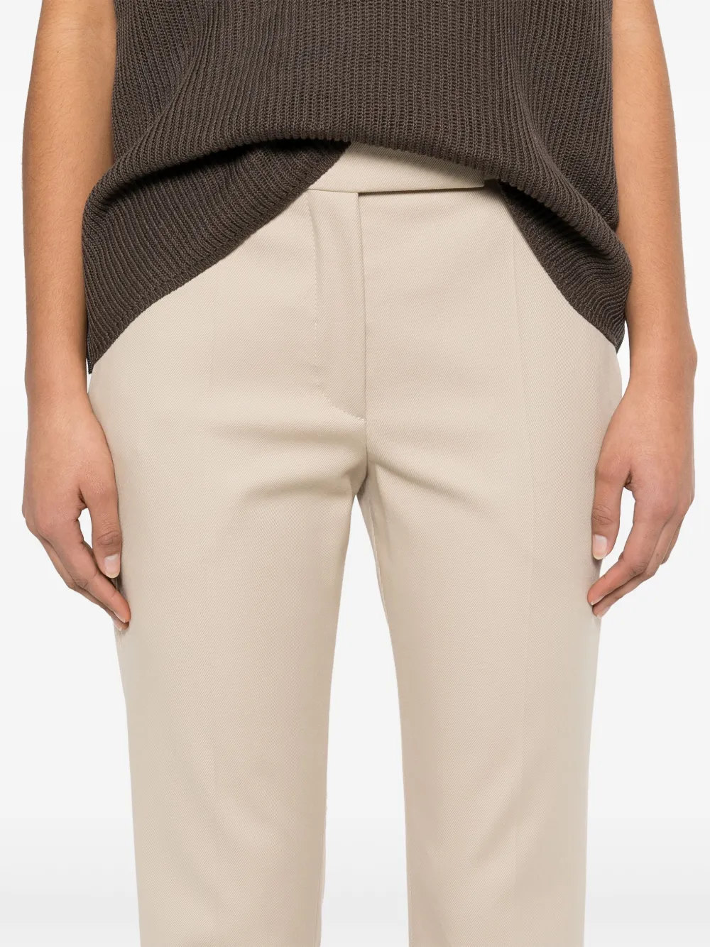 Brunello Cucinelli Twill broek Beige