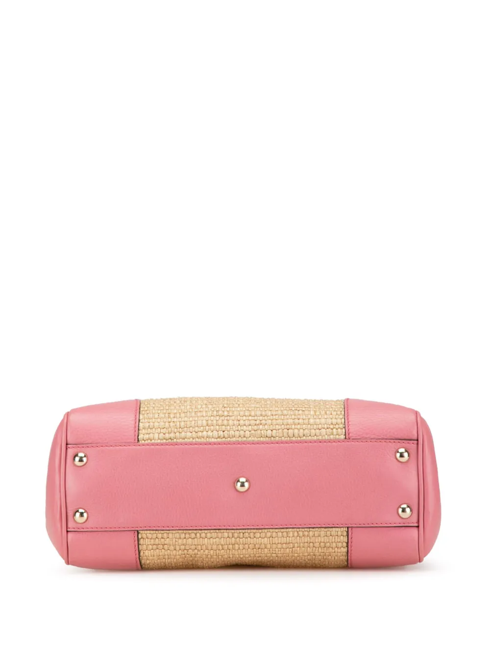 Gucci Pre-Owned Borsa shopper piccola in rafia e bambù 2000-2015 | Pre-owned | Image 4