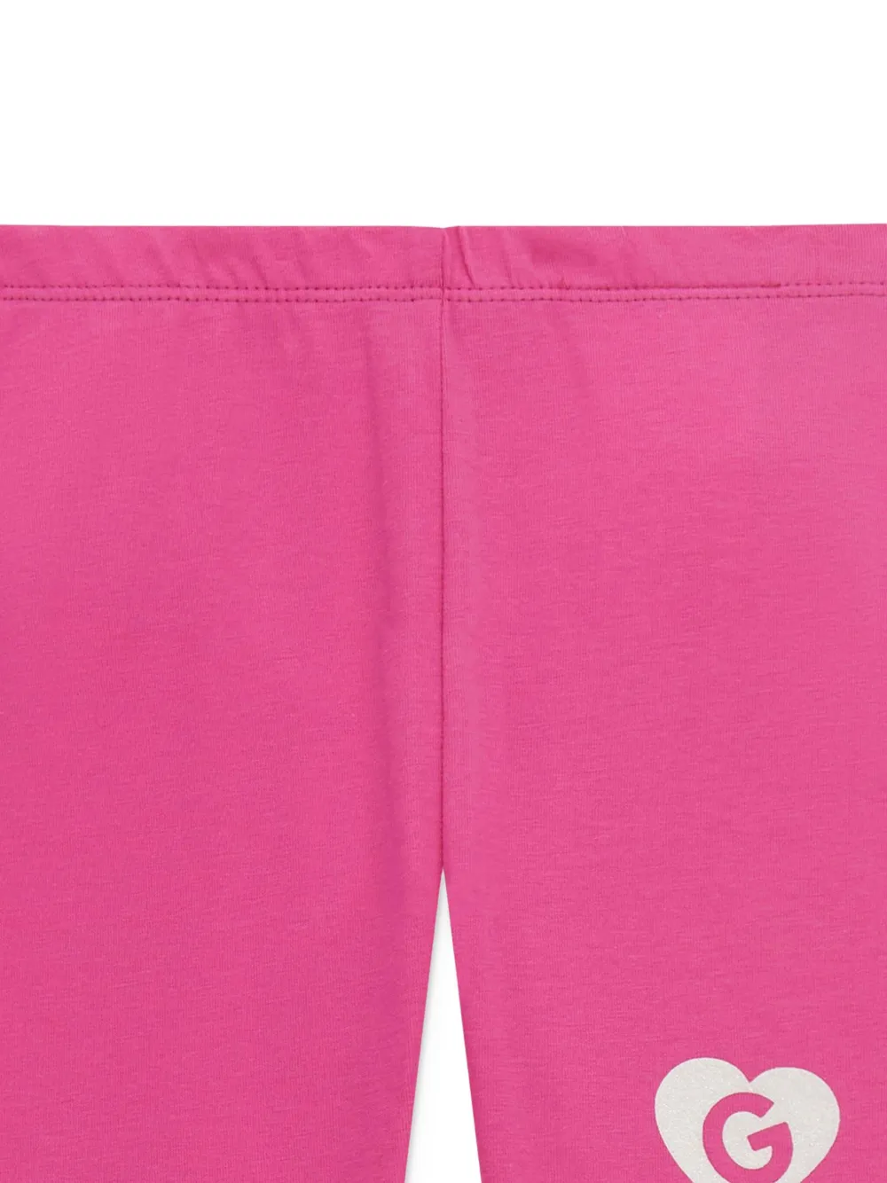 guess kids Broek met hartvormige logoprint Roze