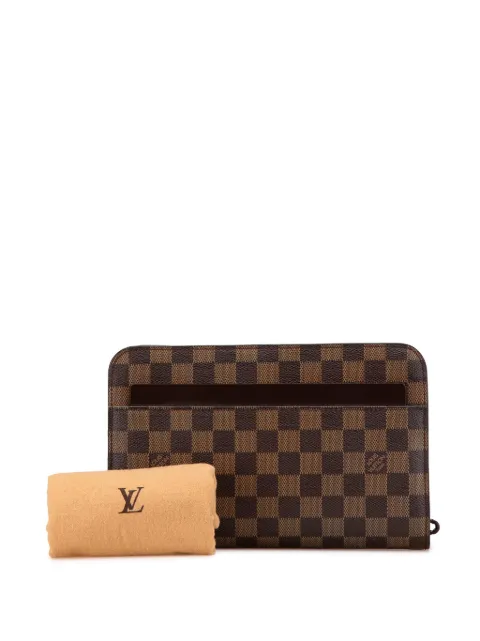 Louis Vuitton Pre-Owned 2006 Damier Ebene Saint Louis Pochette clutch bag 6JGT7WUZ2ASFWG9Z - 1