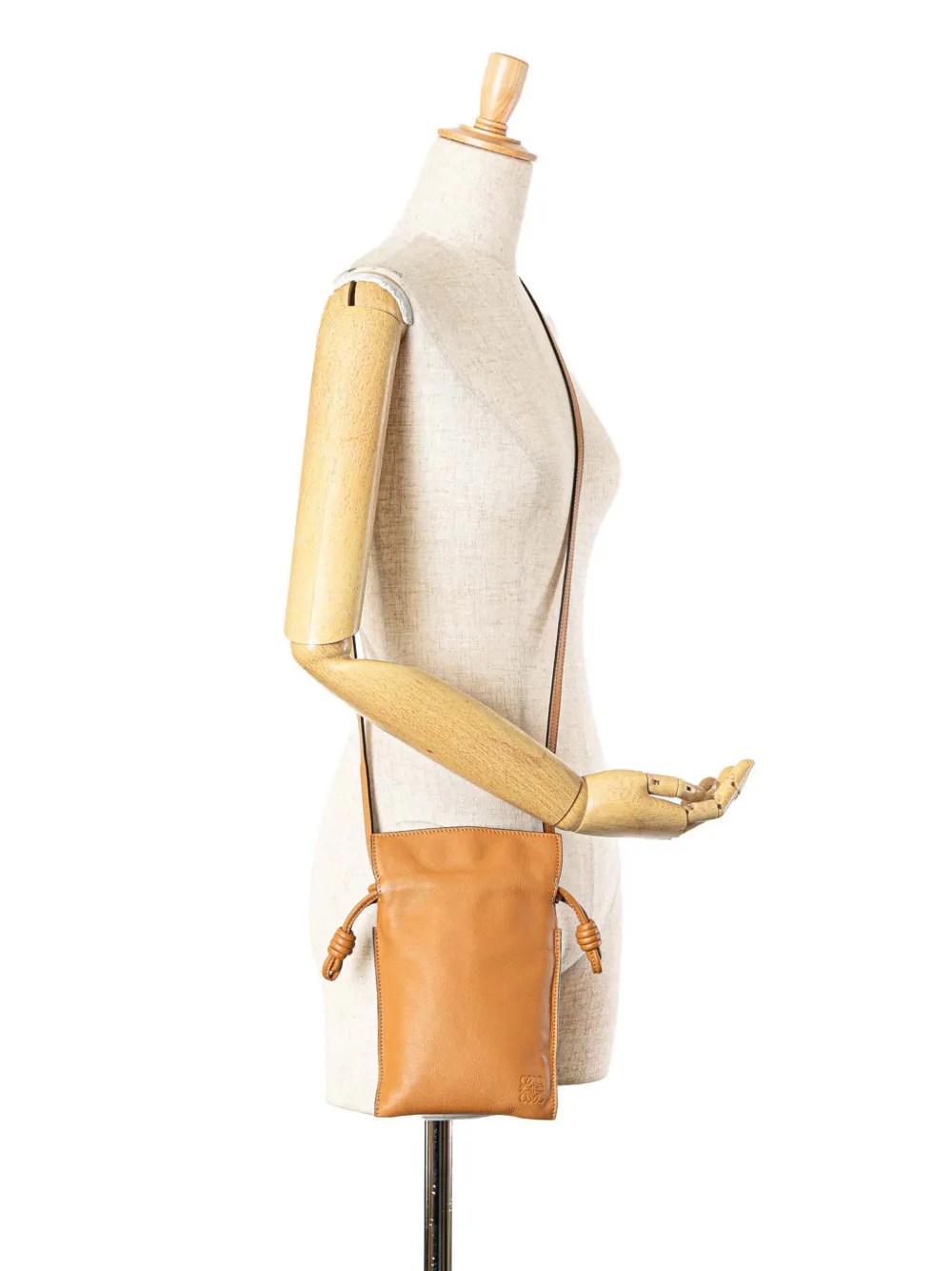 Loewe Pre-Owned 2021 Flamenco Pocket Pouch crossbodytas - Bruin