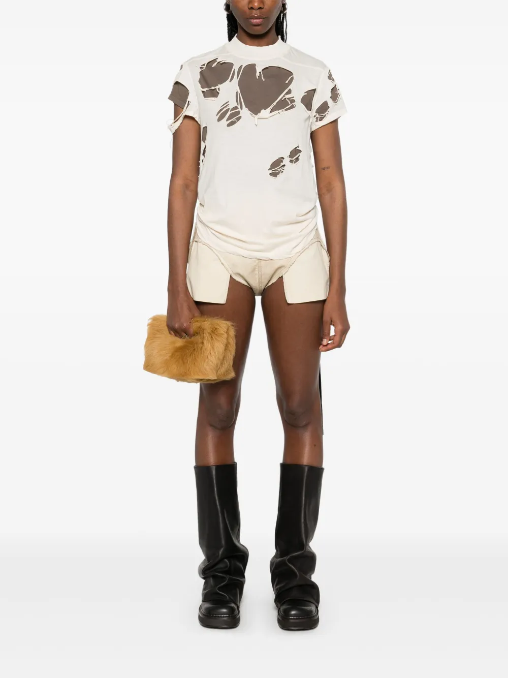 Rick Owens DRKSHDW Small Level T-shirt | T-Shirts & Jersey Shirts | Image 2