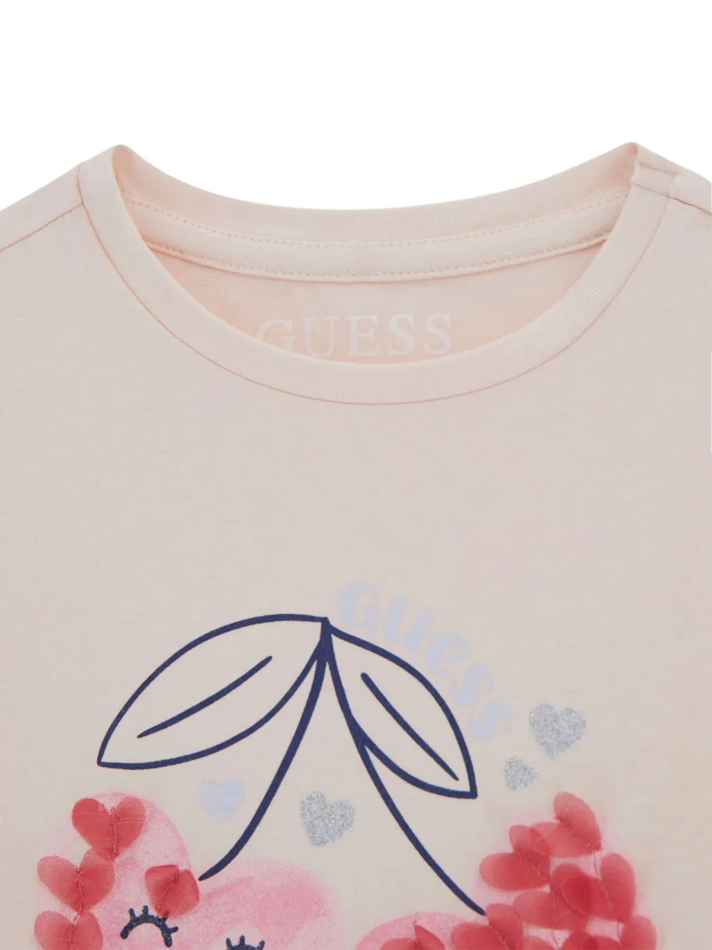 guess kids Cherry T-shirt Roze