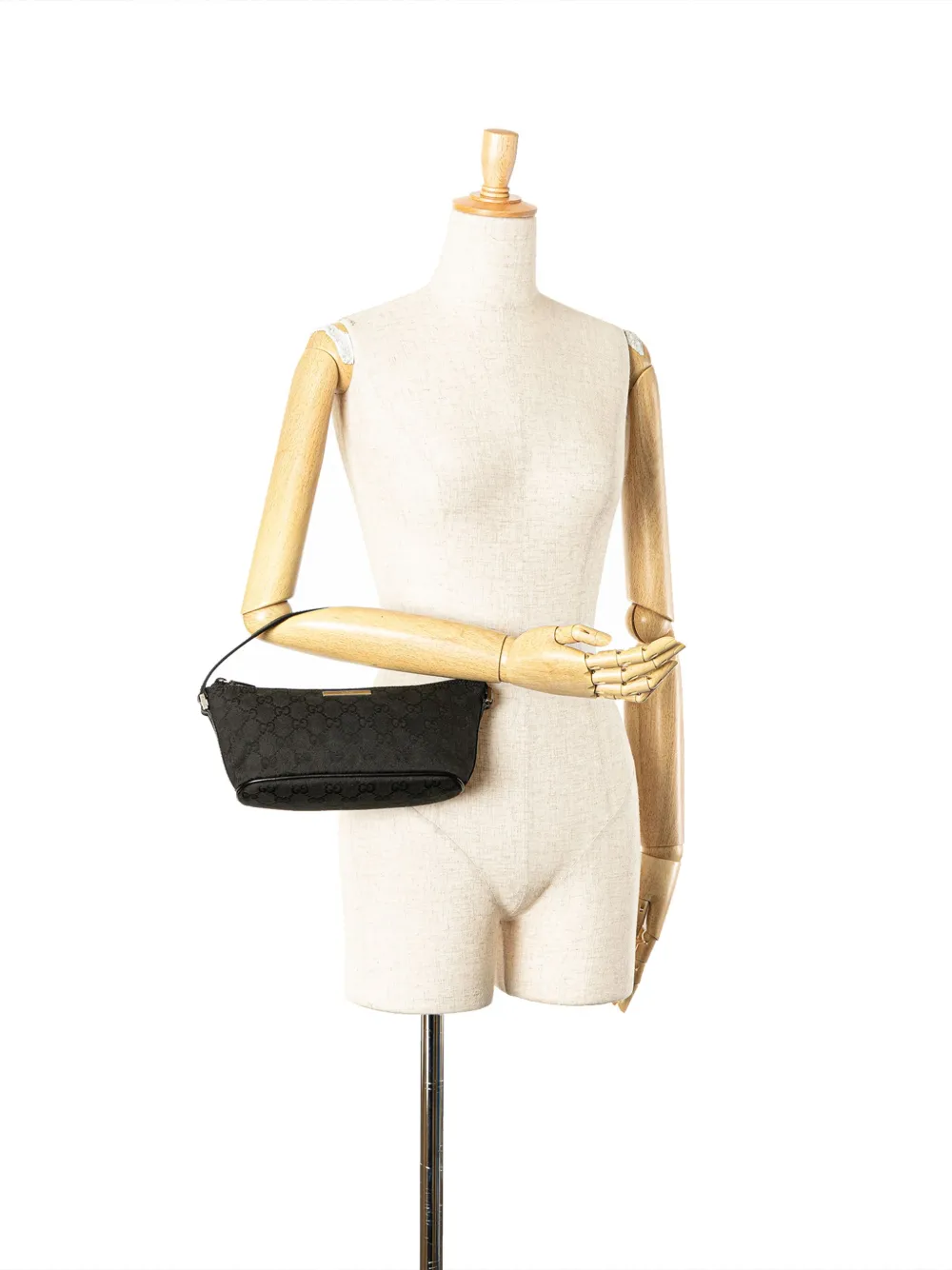 Gucci Pre-Owned 2000-2015 GG Canvas Boat schoudertas - Zwart