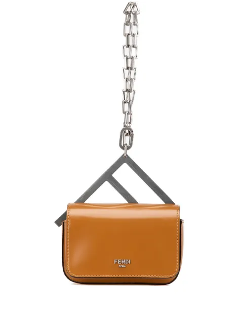 Fendi Pre-Owned bolsa de mano Nano Bag F Glossy Calfskin 2010-2024