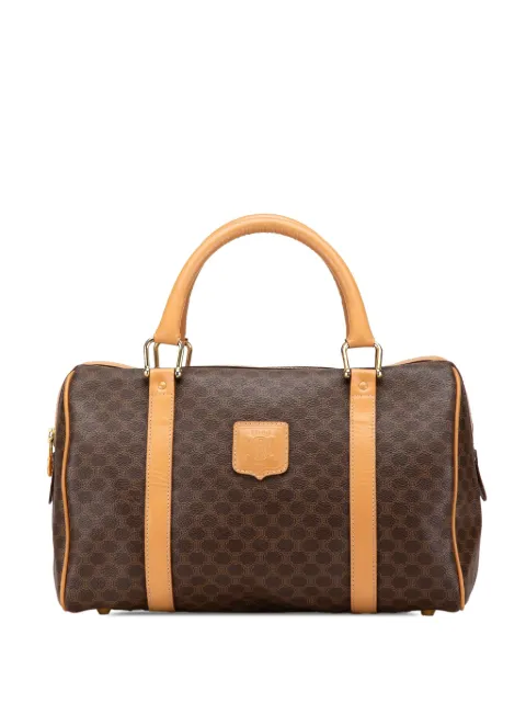 Céline Pre-Owned 2013 Macadam Coated Canvas boston bag