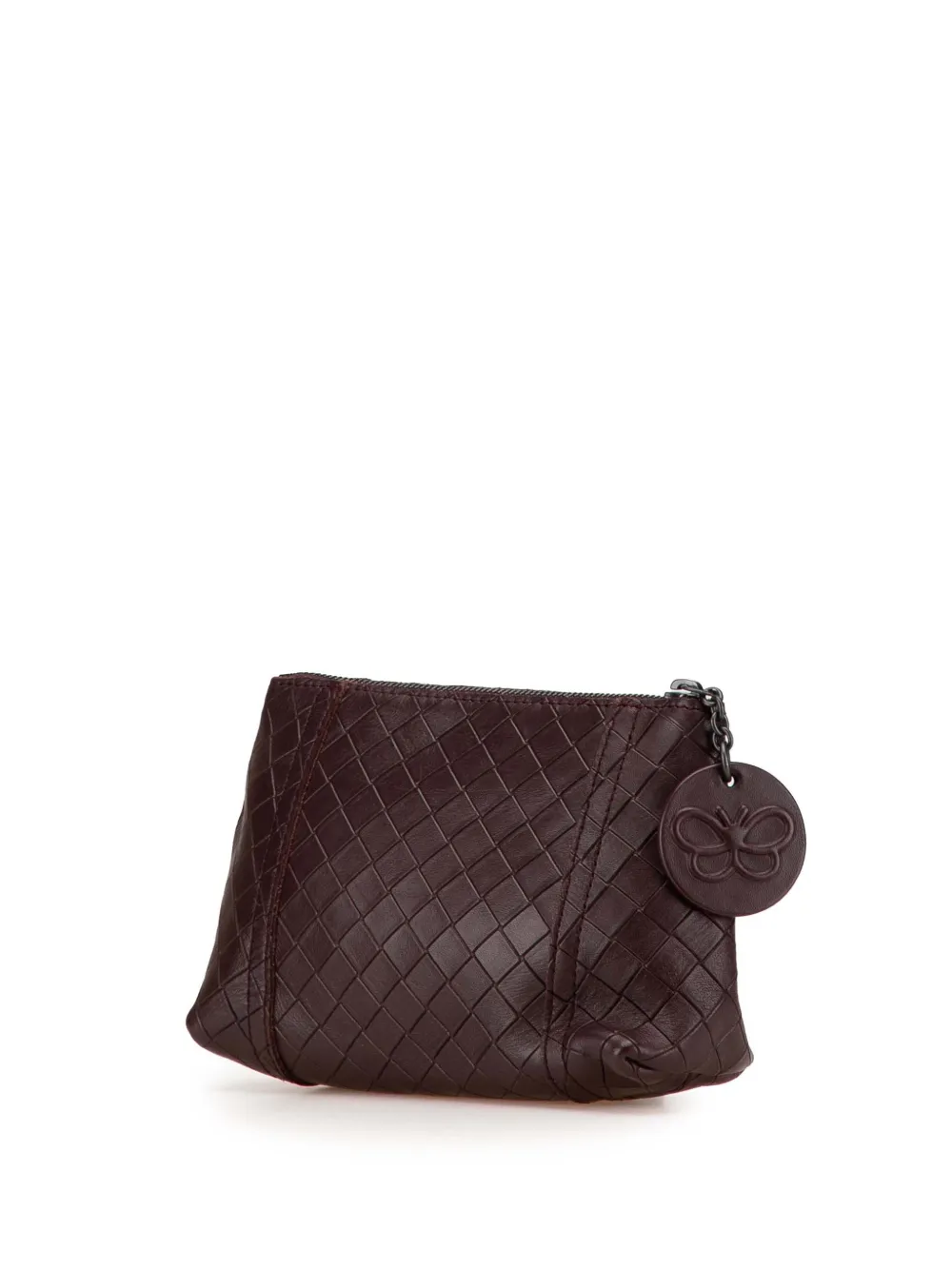 Bottega Veneta Pre-Owned 2012-2024 leren Intrecciomirage buidel - Bruin