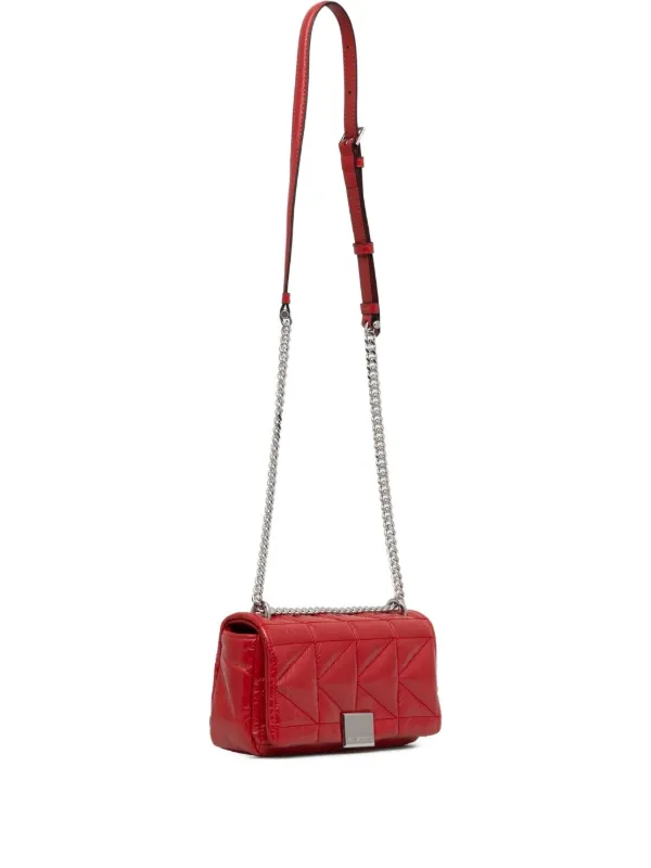 Karl Lagerfeld Quilted Crossbody Bag Red FARFETCH PH