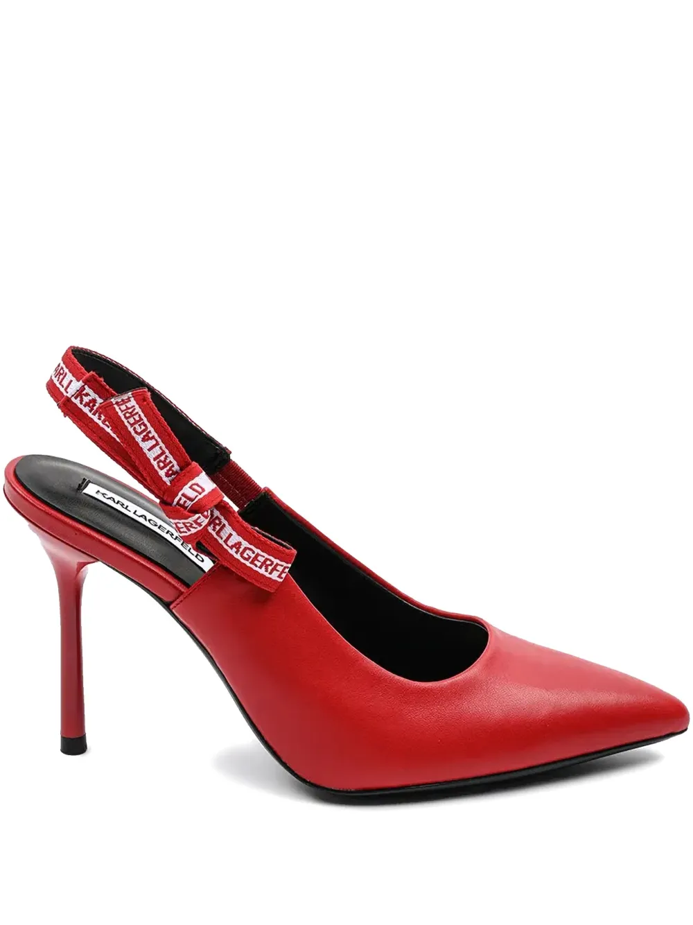 Karl Lagerfeld 100 mm Sarabande pumps Rood