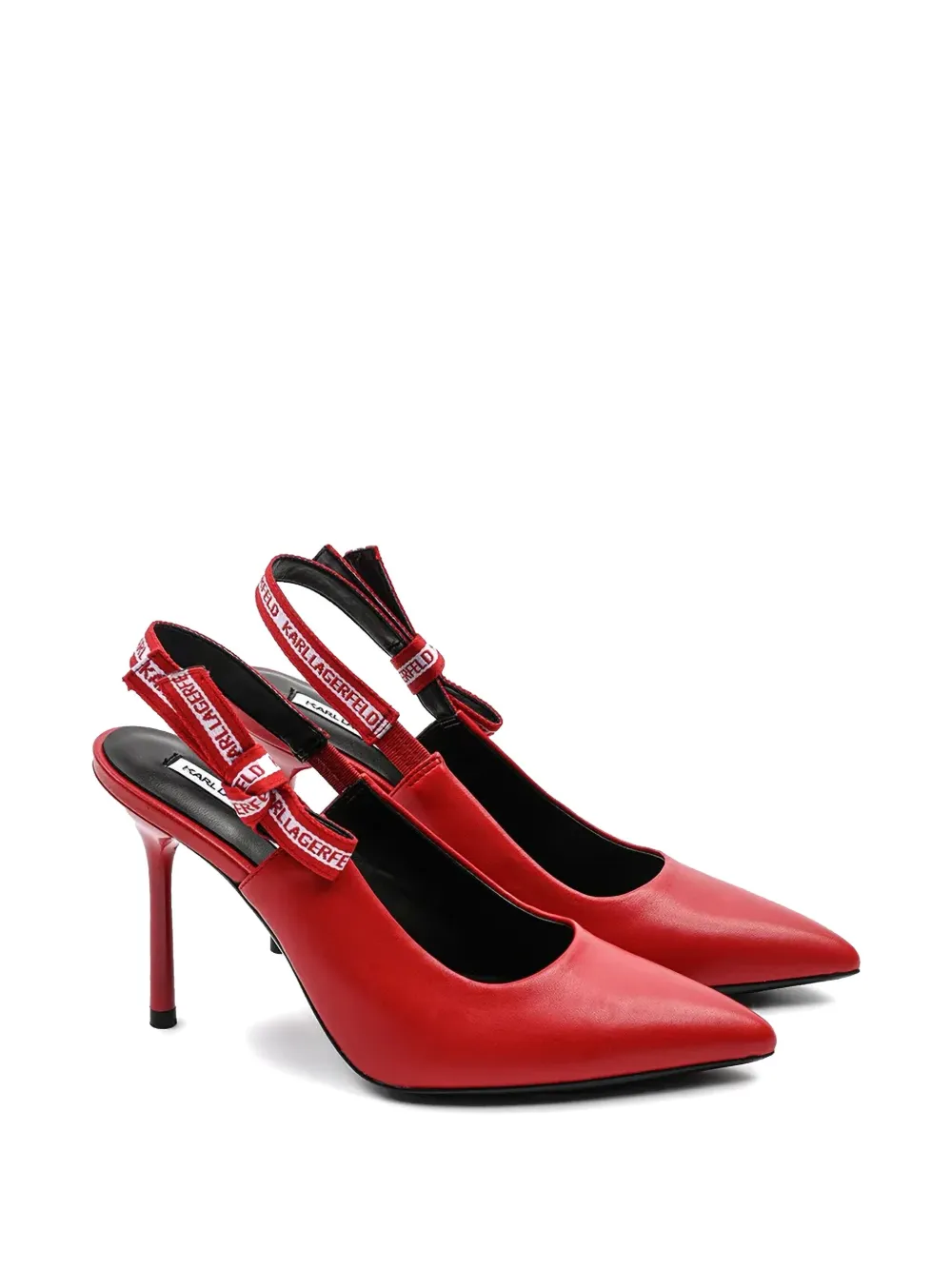 Karl Lagerfeld 100 mm Sarabande pumps Rood