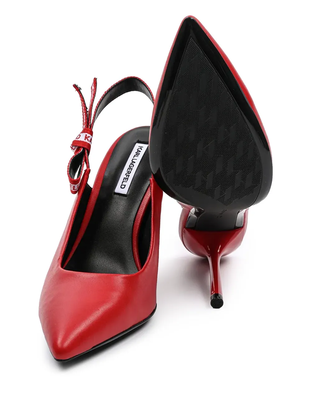 Karl Lagerfeld 100 mm Sarabande pumps Rood