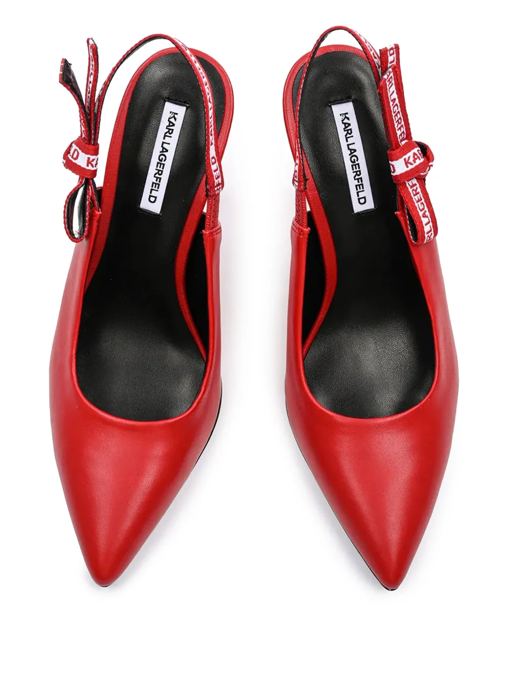 Karl Lagerfeld 100 mm Sarabande pumps Rood