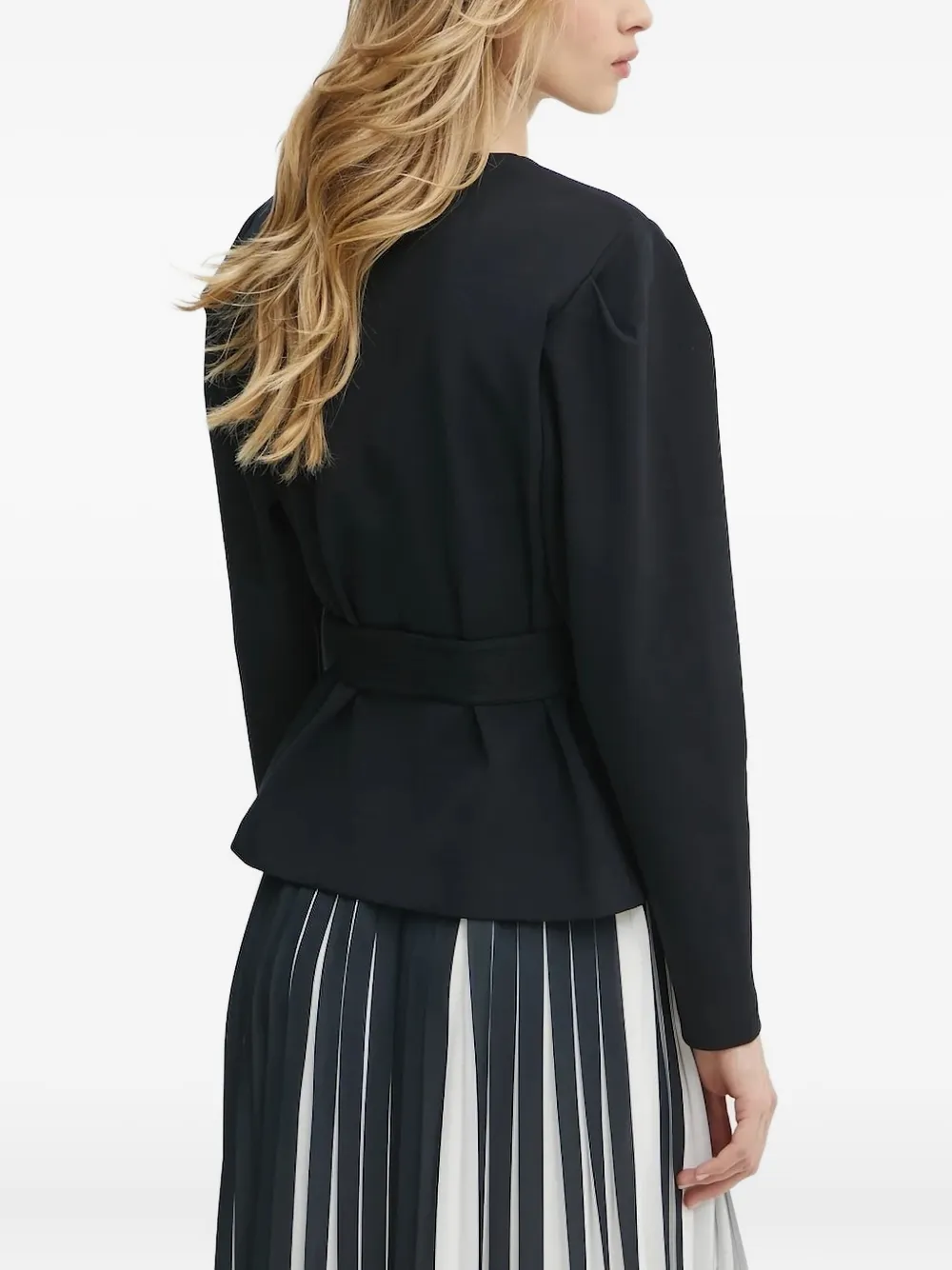 Karl Lagerfeld Vest met ceintuur Zwart