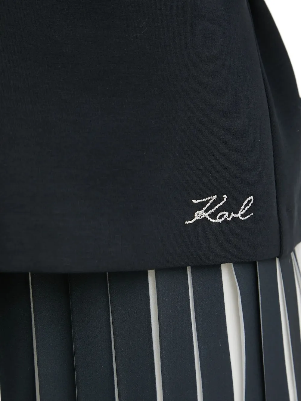Karl Lagerfeld Vest met ceintuur Zwart