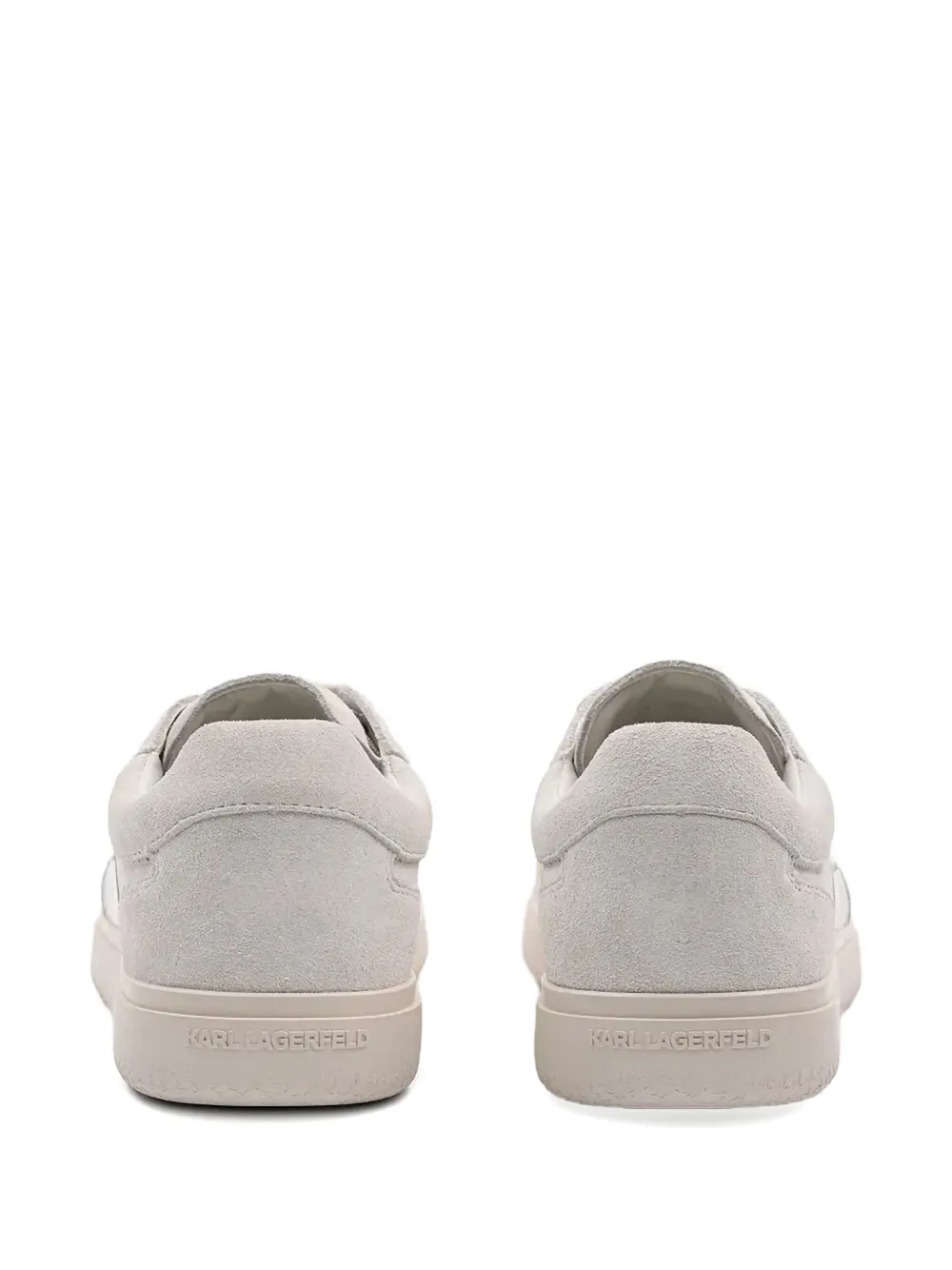 Karl Lagerfeld leather sneakers Neutrals