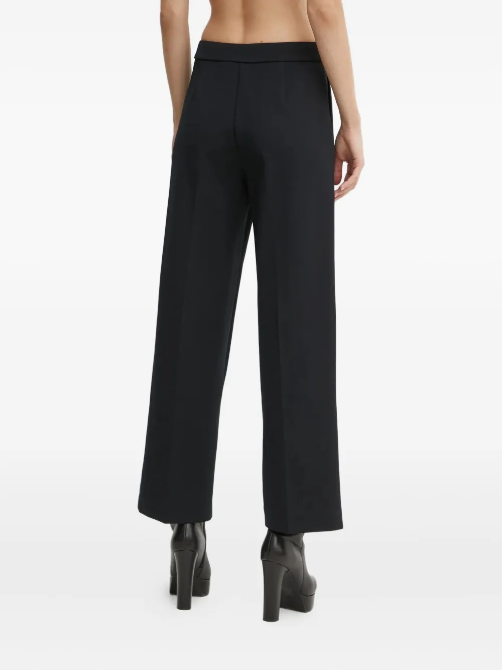 Karl Lagerfeld Broek met geborduurd logo Zwart