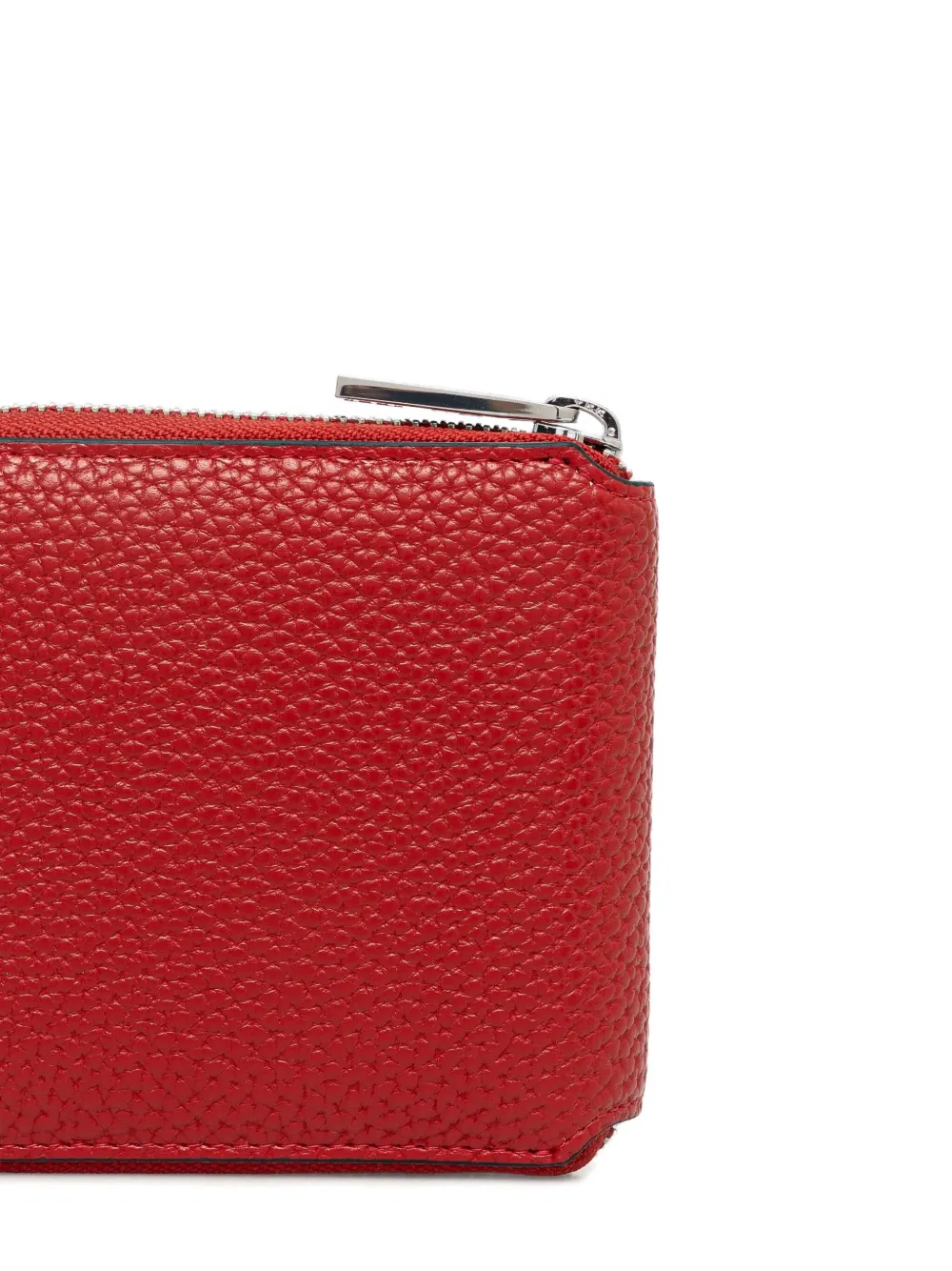 Karl Lagerfeld Leather Wallet In Red