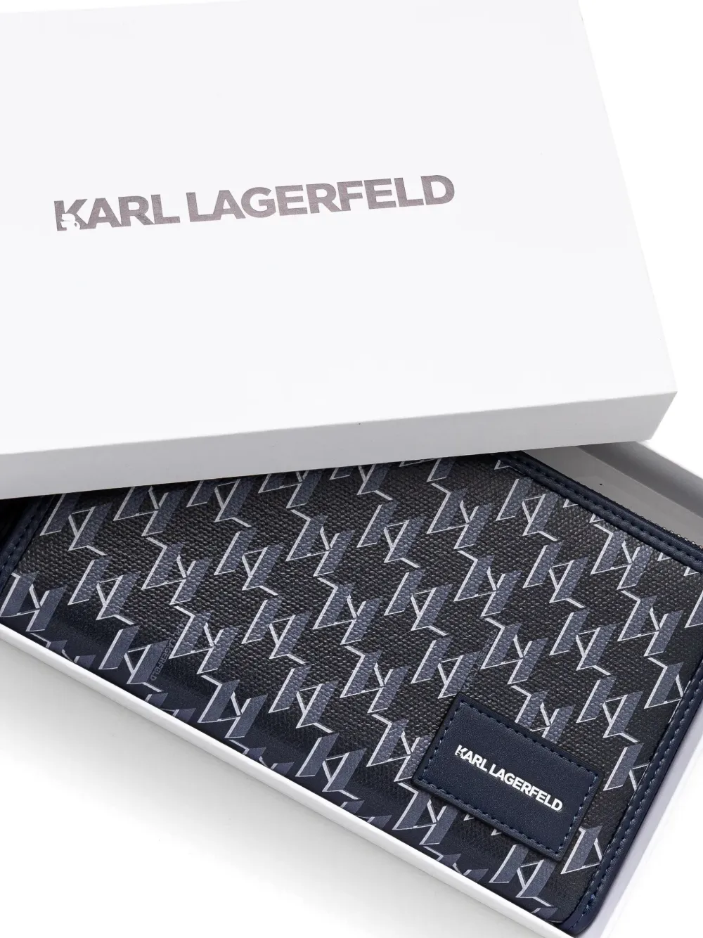 Karl Lagerfeld Voyage Travel portemonnee Blauw