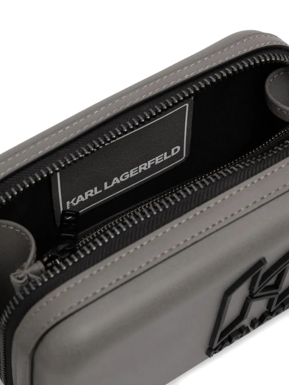 Karl Lagerfeld Heuptas met monogram Grijs