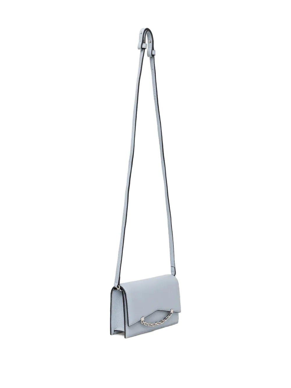 Karl Lagerfeld Leren crossbodytas Blauw