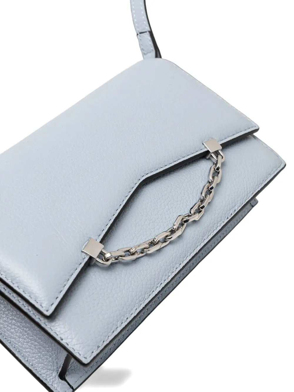Karl Lagerfeld Leren crossbodytas Blauw