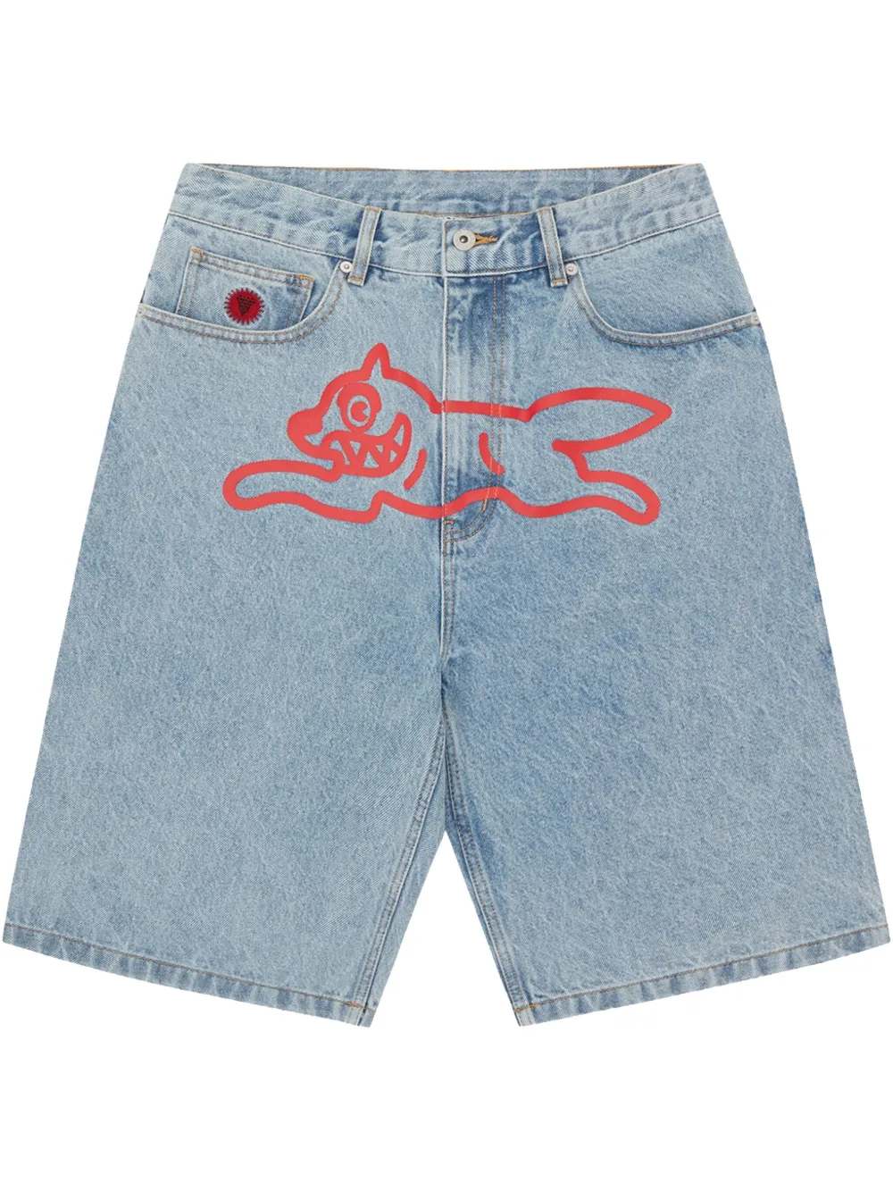 ICECREAM Running Dog shorts | Blue | Image 1