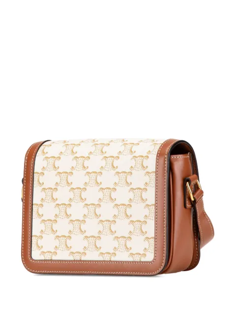 Céline Pre-Owned 2021 Teen Coated Canvas Triomphe crossbody bag ABE14QWJ8YK4517S - 2