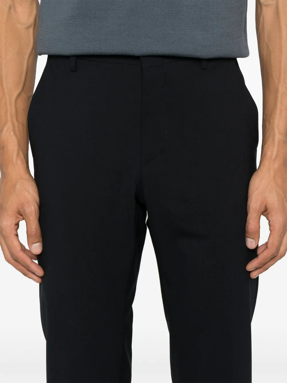 Eleventy Broek met toelopende pijpen Blauw