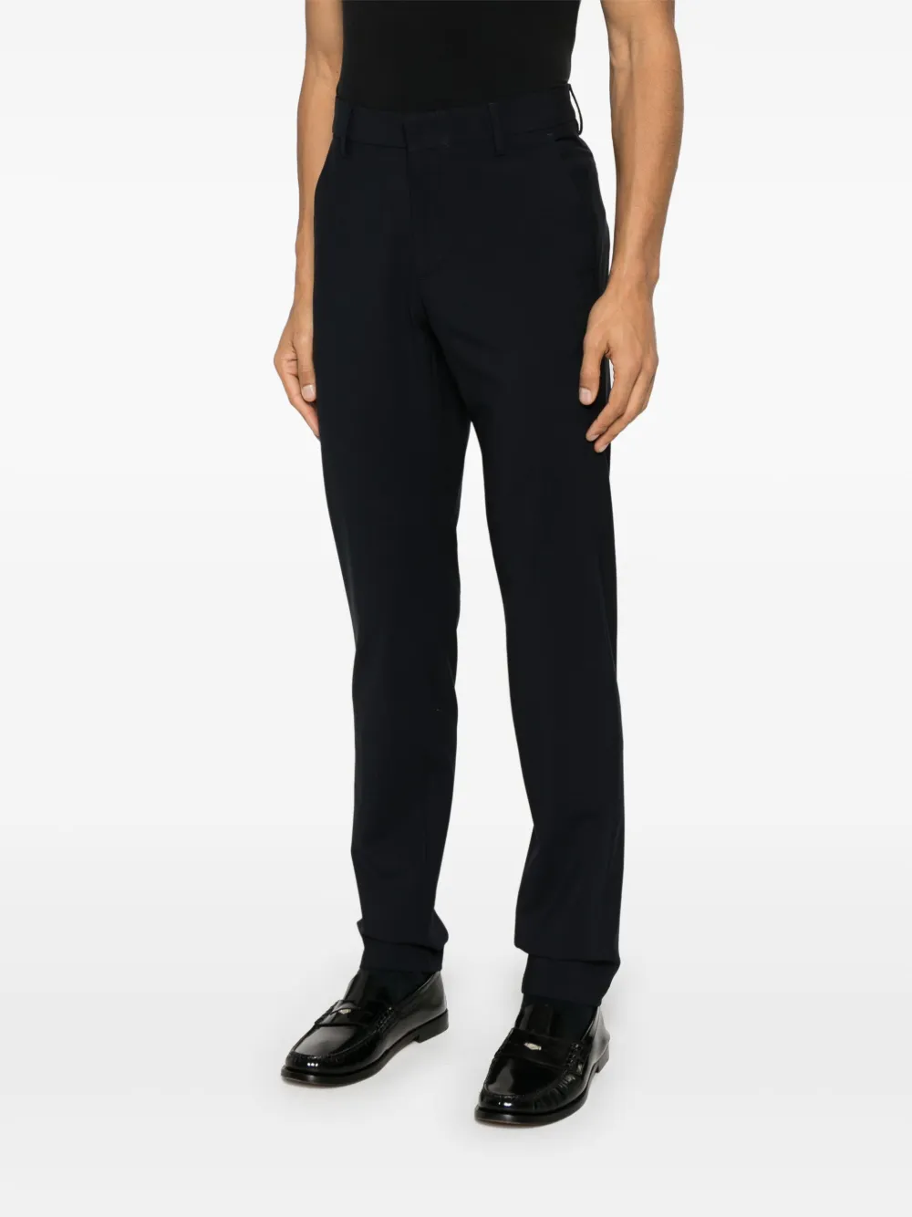 Eleventy Broek met toelopende pijpen Blauw