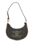 Céline Pre-Owned 2022 Mini Triomphe Coated Canvas Ava shoulder bag - Brown