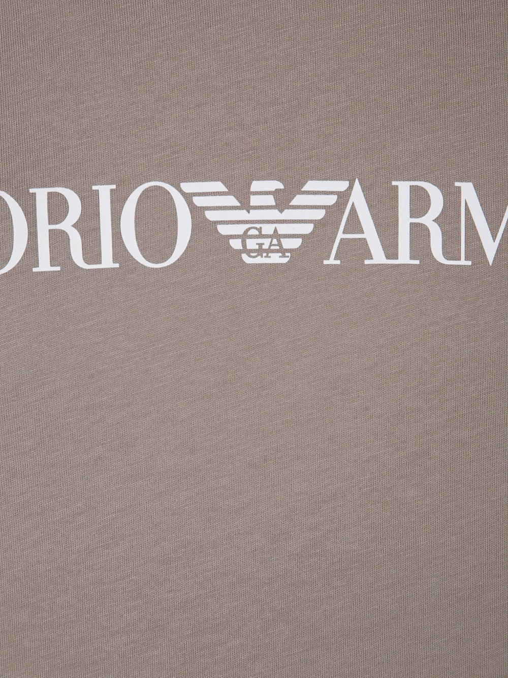 Emporio Armani Katoenen T-shirt Bruin