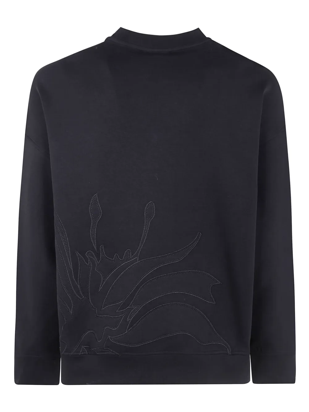 Emporio Armani embroidered-design sweatshirt - Zwart