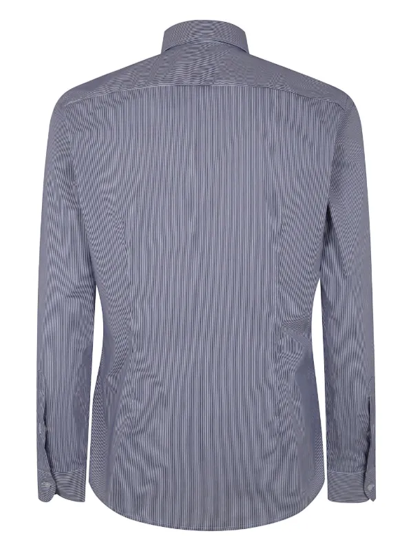 Fay logo-embroidered Shirt | Blue | FARFETCH RO