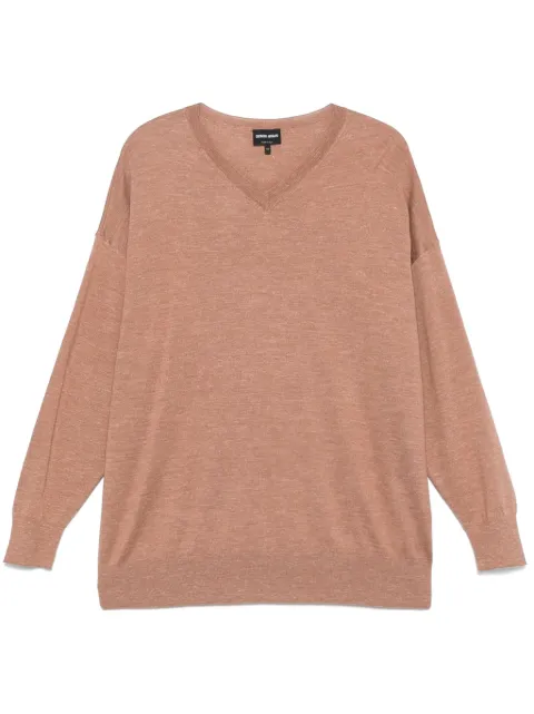 Giorgio Armani fine-knit T-shirt