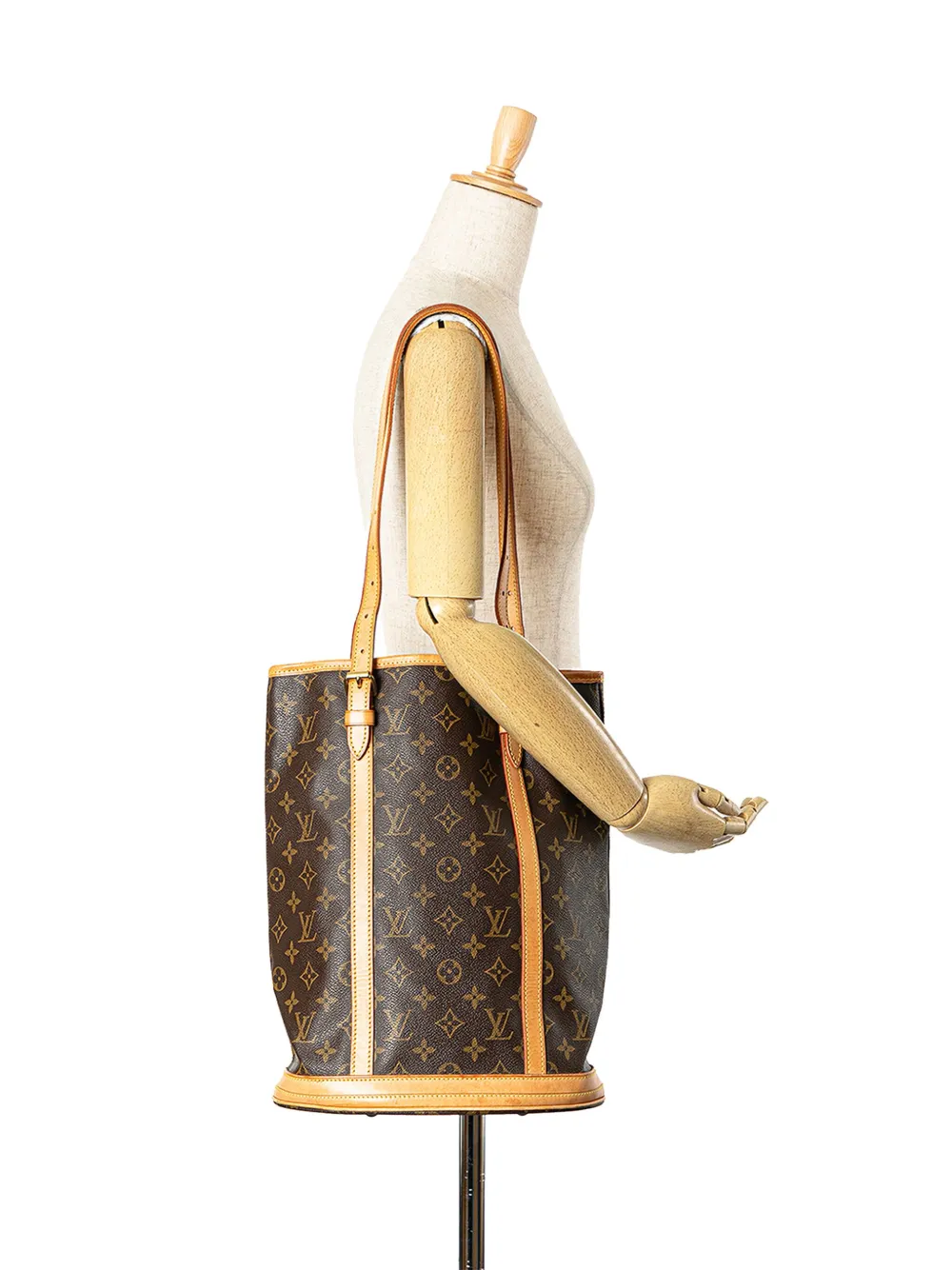 Louis Vuitton Pre-Owned 2001 bucket-tas met GM monogram - Bruin