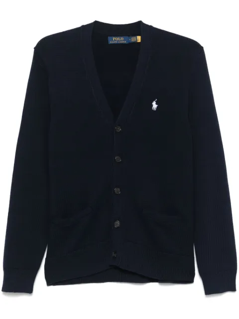 Polo Ralph Lauren cárdigan con logo bordado