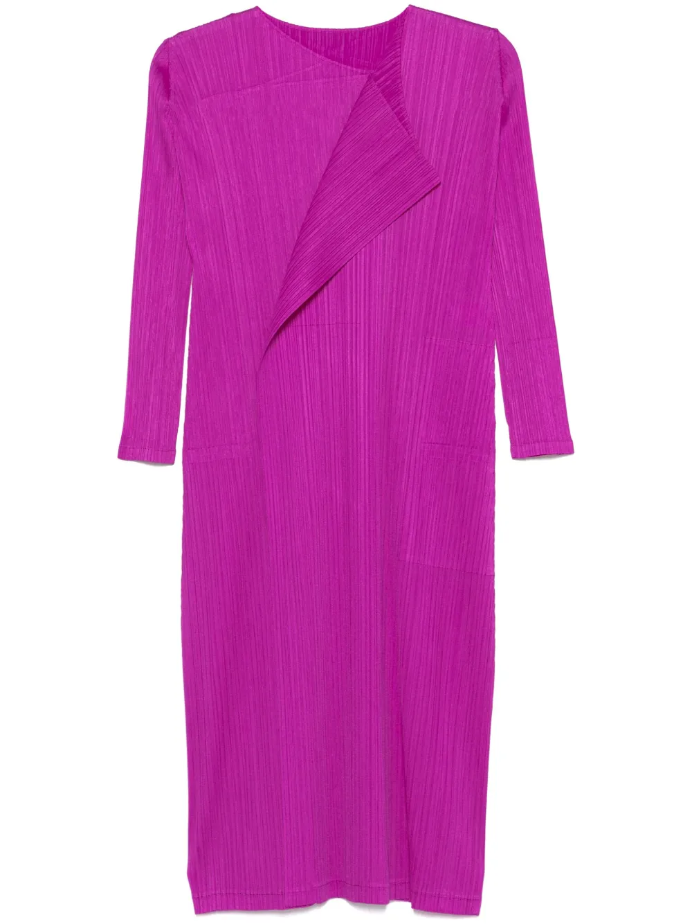 Pleats Please Issey Miyake Midi-jurk Roze