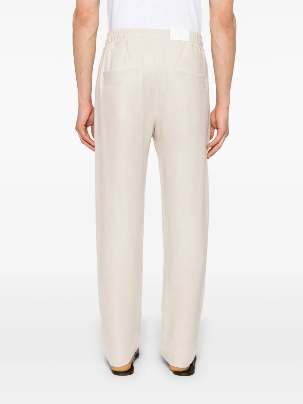 Eleventy Linnen broek Beige