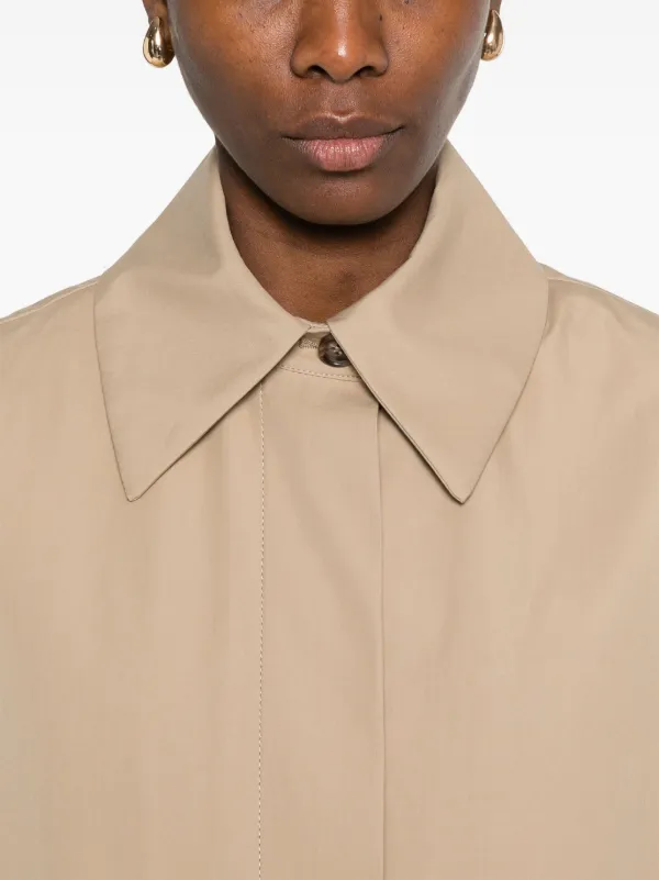 ジャケット Max Mara Parole Cape In Gabardine Max Mara Parole Cape | Neutrals | FARFETCH