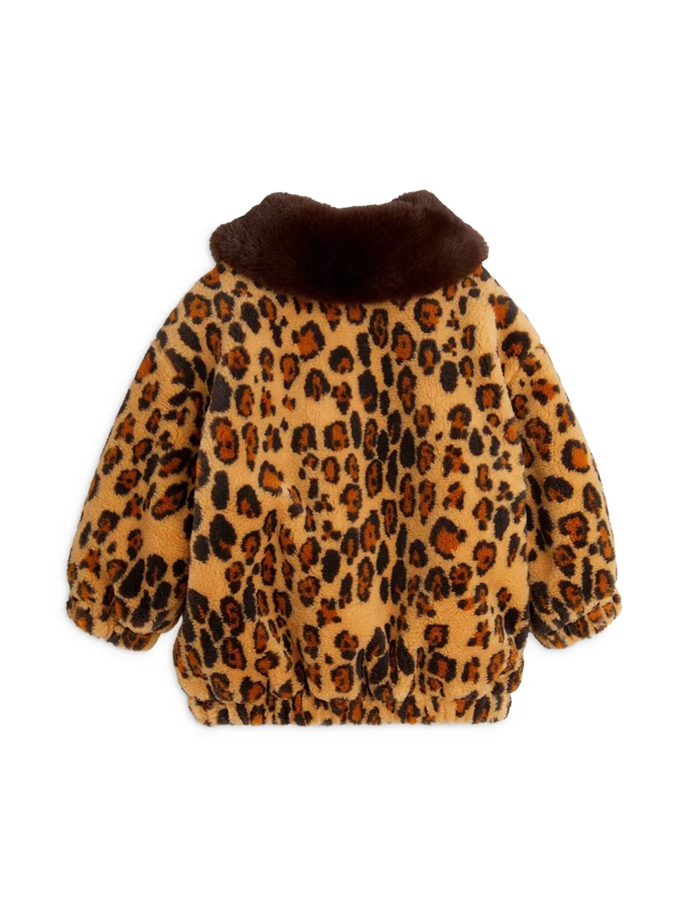 Mini Rodini leopard faux-fur jacket - Bruin